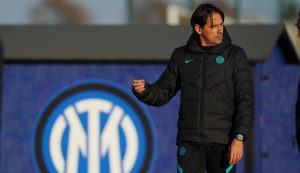 Inzaghi in allenamento ad Appiano Gentile - Foto Lapresse - Interdipendenza.net