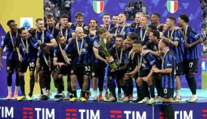 L'Inter festeggia lo Scudetto - Foto ANSA - Interdipendenza.net