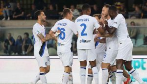 L'Inter festeggia un goal - Foto ANSA - Interdipendenza.net