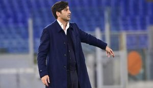 Paulo Fonseca in panchina - Foto Lapresse - Interdipendenza.net