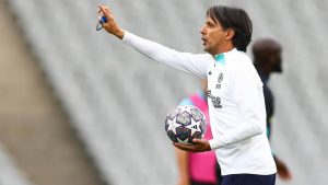 Simone Inzaghi in allenamento - Foto ANSA - Interdipendenza.net