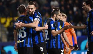 Giocatori dell'Inter - foto LaPresse - Interdipendenza.net