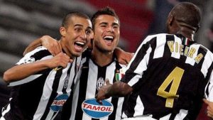 L'ex giocatore della Juventus festeggia una rete - Foto Lapresse - Interdipendenza.net