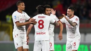 L'ex giocatore del Milan festeggia una rete - Foto Lapresse - Interdipendenza.net