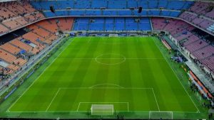 Lo stadio San Siro prima di una partita dell'Inter - Foto Lapresse - Interdipendenza.net