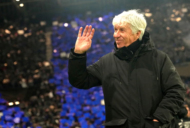 Gian Piero Gasperini ai saluti - Foto Lapresse - Interdipendenza.net