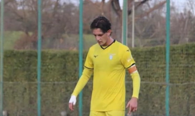 Marco Nazzaro in campo con la maglia della Lazio - Fonte YouTube - Interdipendenza.net