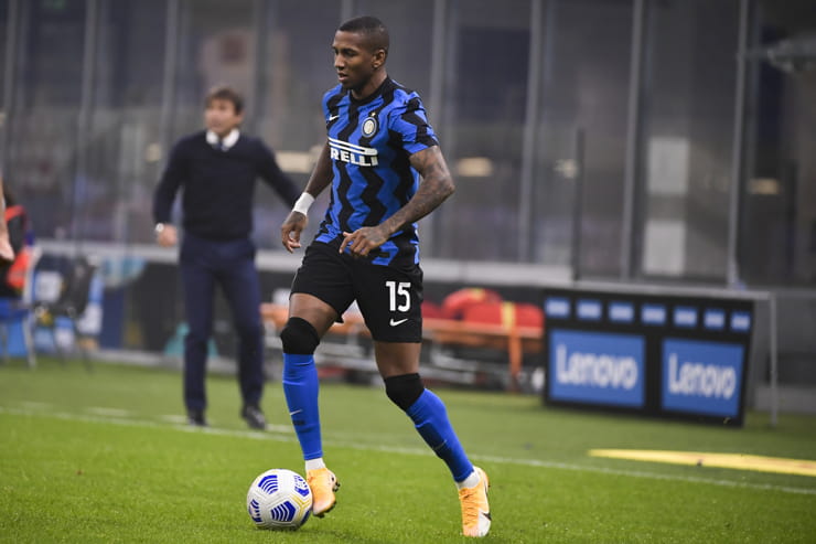 Ashley Young in campo con la maglia dell'Inter - Foto Lapresse - Interdipendenza.net