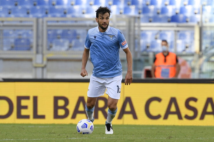 Marco Parolo in campo con la maglia della Lazio - Foto Lapresse - Interdipendenza.net
